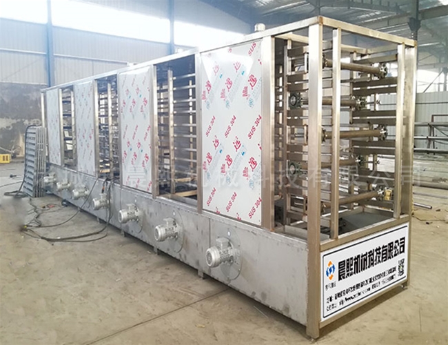 多層包裝袋烘干機(jī) 雞爪包裝袋清洗烘干設(shè)備